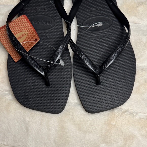 Havaianas Black Flip flop Sandals Size 39-40 US 9-10 - Picture 5 of 5